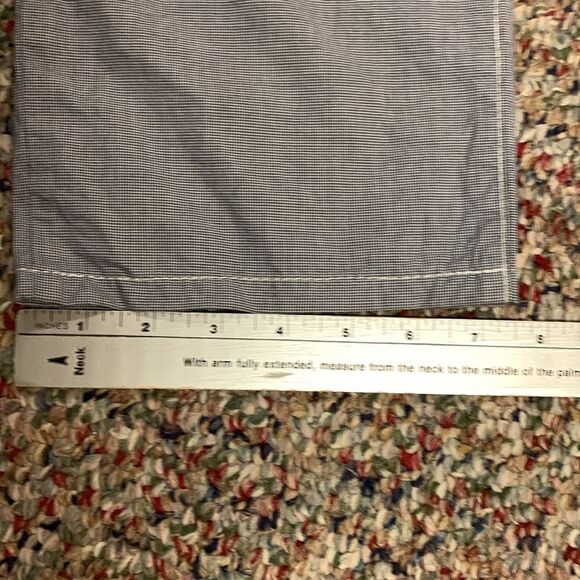 Mac Jeans Lenny Gray Blue Slim Fit Flat Front Chino Style Jeans Size 33/34 - Picture 15 of 15